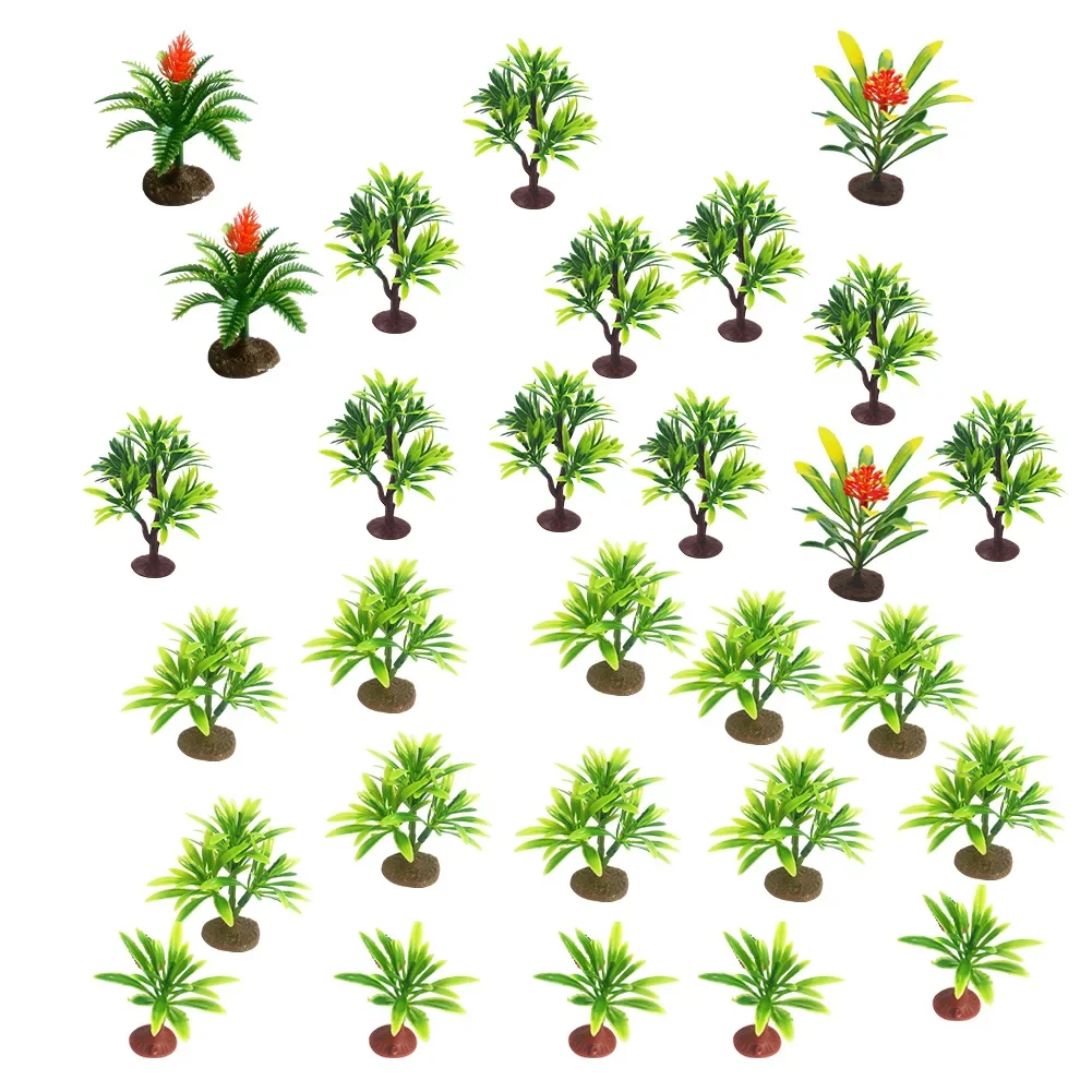 29pcs Miniature Plants Models For Sand Table Decor With Flowers And Trees Wear-resistant Plastic Tree Sculptures DIY Accessories
29pcs Miniature Plants Models For Sand Table Decor With Flowers And Trees Wear-resistant Plastic Tree Sculptures DIY Accessories