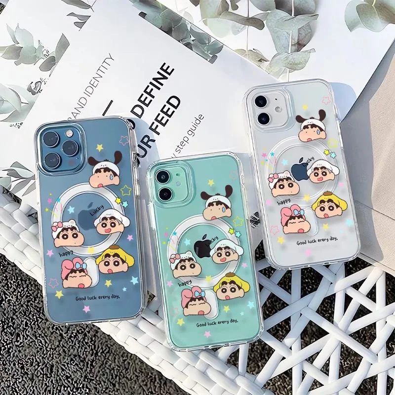 Funny cartoon Cute Crayon Shin-chan Star Magsafe Wireless Charge Case for iPhone 11 12 13 14 15 16 17Pro Max Plus Magnetic Cover
Funny cartoon Cute Crayon Shin-chan Star Magsafe Wireless Charge Case for iPhone 11 12 13 14 15 16 17Pro Max Plus Magnetic Cover