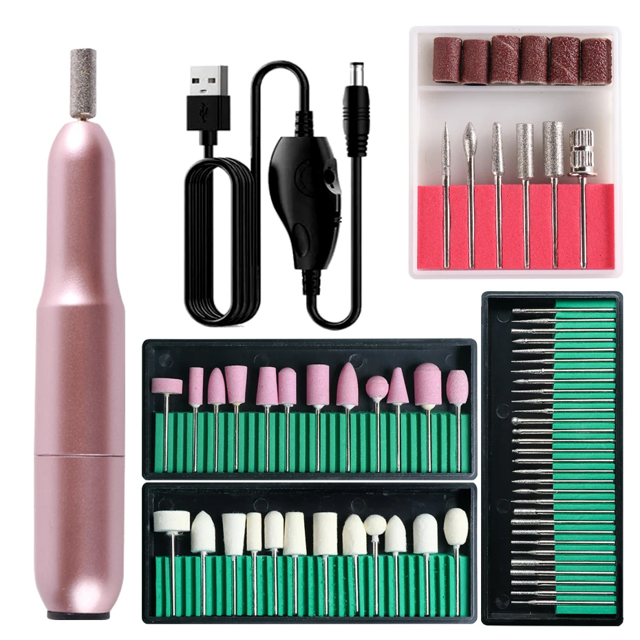 11000rpm USB Electric Nail Drill Machine Manicure Supplies For Professionals Gel Remover Pedicure Nails Equipments Tool Set #USB
11000rpm USB Electric Nail Drill Machine Manicure Supplies For Professionals Gel Remover Pedicure Nails Equipments Tool Set #USB