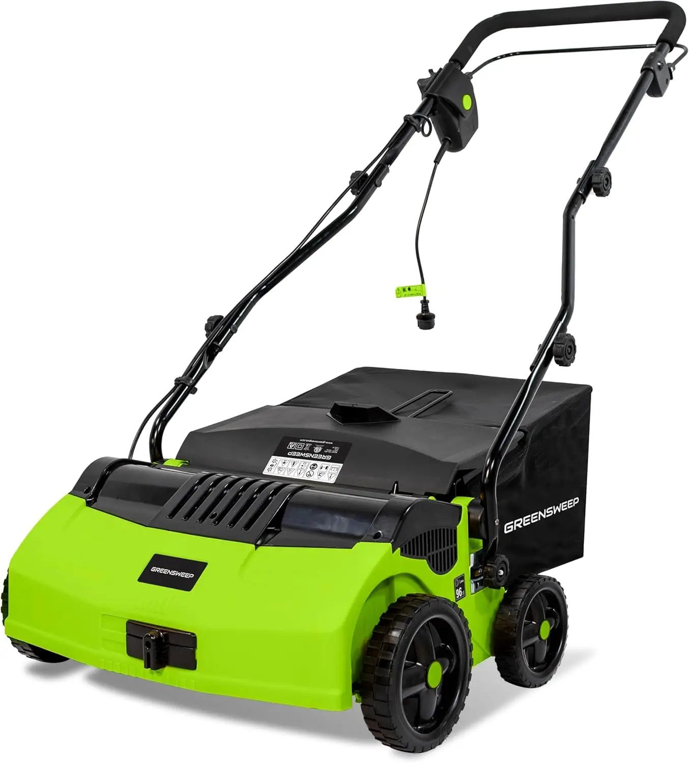 GreenSweep V2 — электрическая подметальная машина для искусственной травы, вакуумные грабли, сумка для сбора 45 л, 5 регулируемых по высоте, складная ручка
GreenSweep V2 — электрическая подметальная машина для искусственной травы, вакуумные грабли, сумка для сбора 45 л, 5 регулируемых по высоте, складная ручка