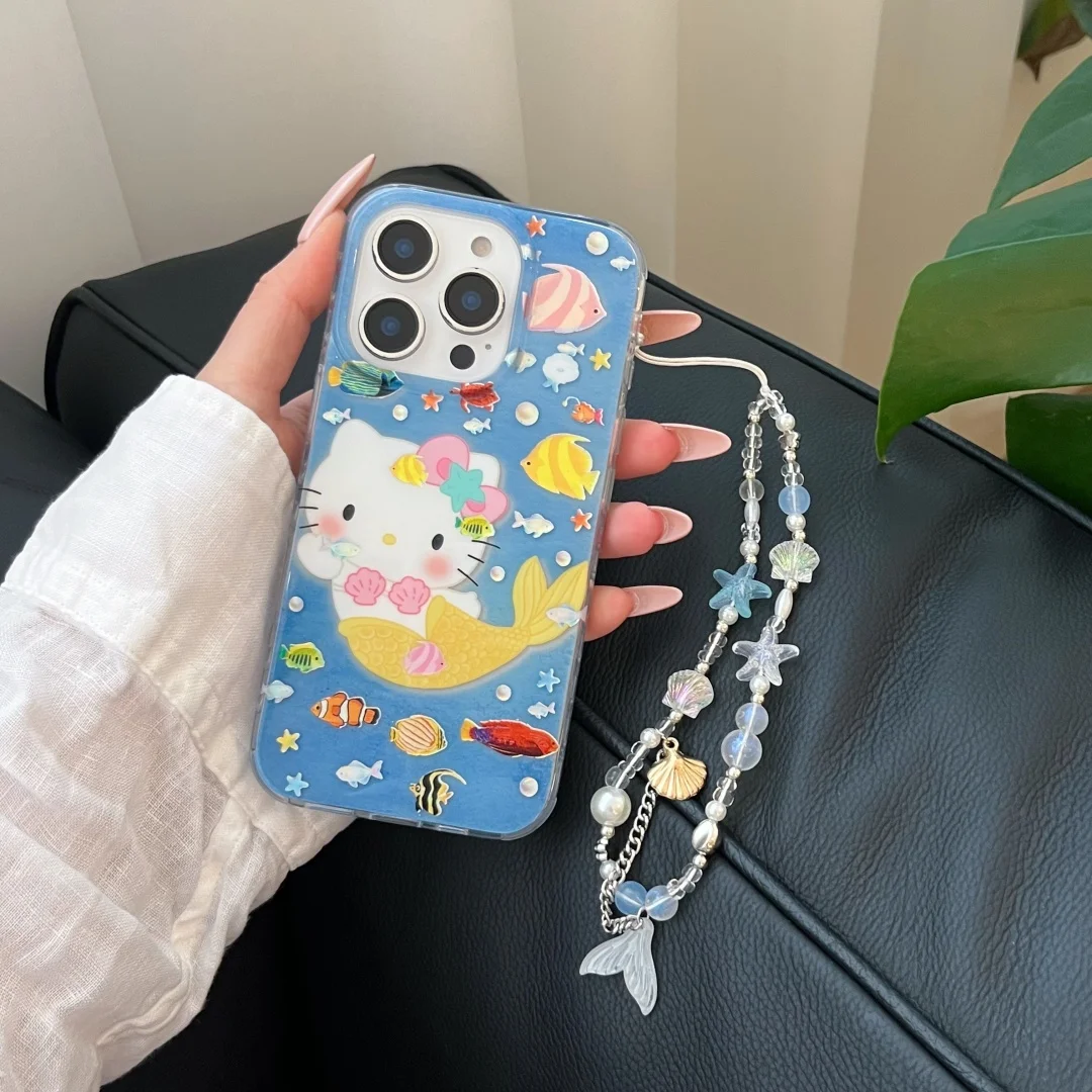 Korean Sweet Blue Colorful Fish Star Phone Case For iPhone 17 16 15 14 13 Pro Max 14 15 Plus Mermaid Girl Y2K Phone Case
Korean Sweet Blue Colorful Fish Star Phone Case For iPhone 17 16 15 14 13 Pro Max 14 15 Plus Mermaid Girl Y2K Phone Case