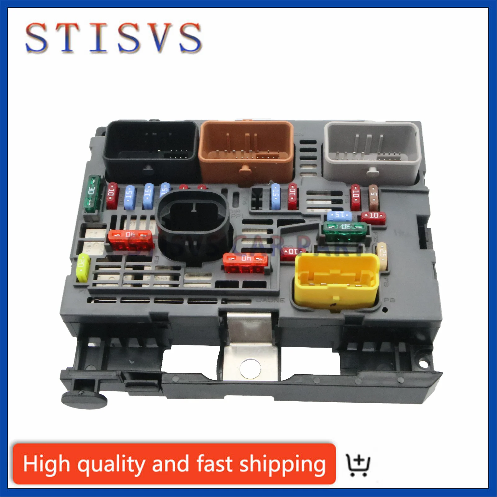 9666700280 Fuse Box BSM For Peugeot 307 308 607 807 Partner Expert Mk3 Citroen C4 Berlingo R03 R04 R05 R06 R20 Car Accessories