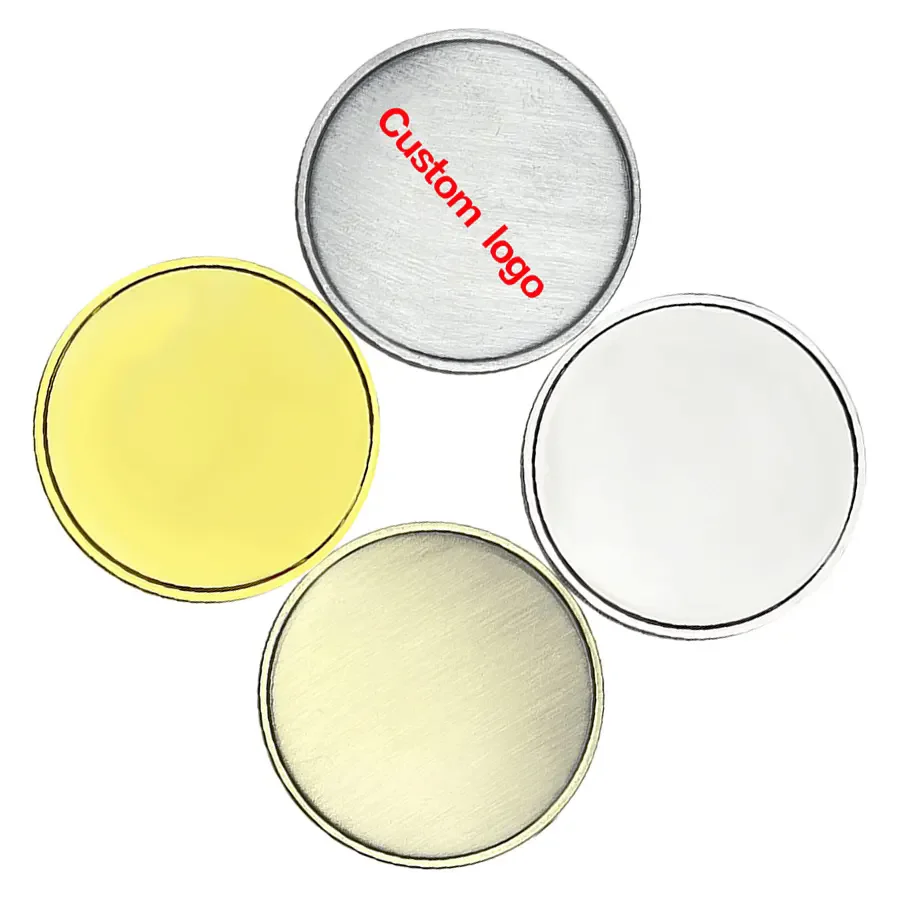 Customize your own logo with blank laser engraving coins, zinc alloy metal challenge coins
Customize your own logo with blank laser engraving coins, zinc alloy metal challenge coins