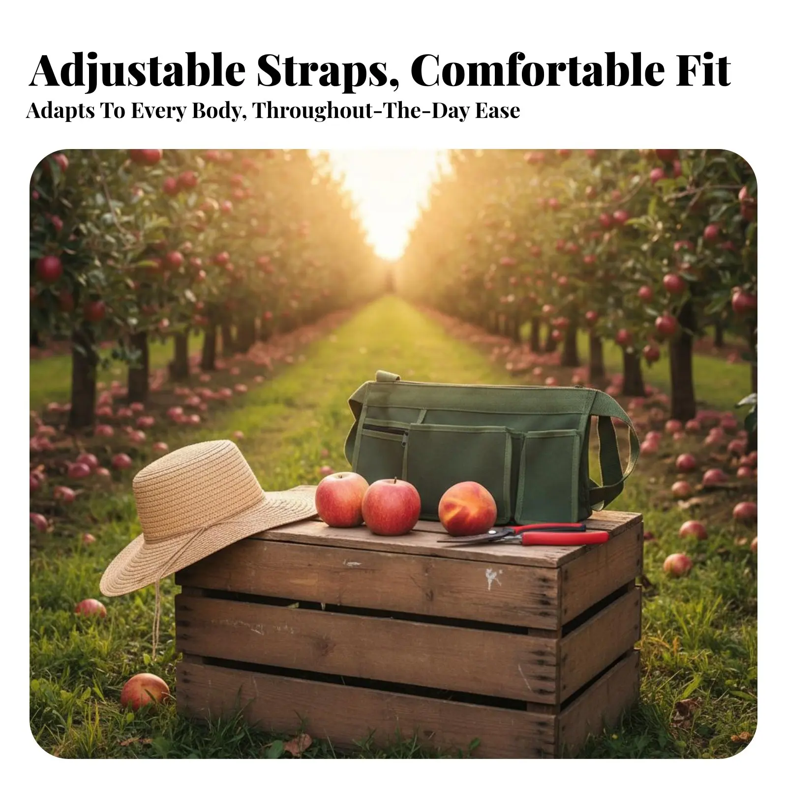 Fruit Picking Bag Adjustable Strap Canvas Harvest Pouch Canvas Waist Pouch Multiple Pockets Gardening Tool Belt Versatile
Fruit Picking Bag Adjustable Strap Canvas Harvest Pouch Canvas Waist Pouch Multiple Pockets Gardening Tool Belt Versatile