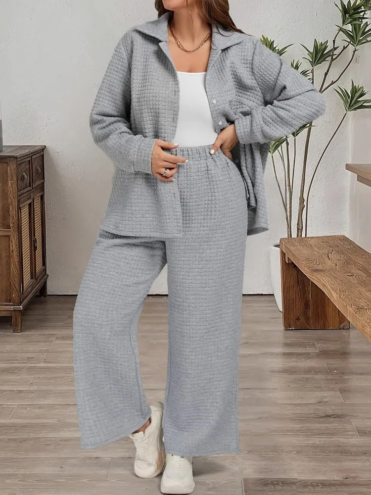 2 Piece Women Sets 2025 New Plus Size Autumn Winter Matching Two Pieces Sets Long Sleeve Top Pants Suits Outfits Clothing
2 Piece Women Sets 2025 New Plus Size Autumn Winter Matching Two Pieces Sets Long Sleeve Top Pants Suits Outfits Clothing
