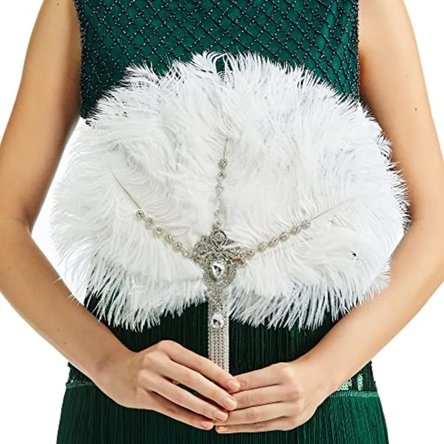 Vintage Bridal Feather Bouquet 1920s Ostrich Feather Fan Crystal Bridesmaid Bouquet 20s Gatsby Wedding Bouquet Flapper Accessor
Vintage Bridal Feather Bouquet 1920s Ostrich Feather Fan Crystal Bridesmaid Bouquet 20s Gatsby Wedding Bouquet Flapper Accessor