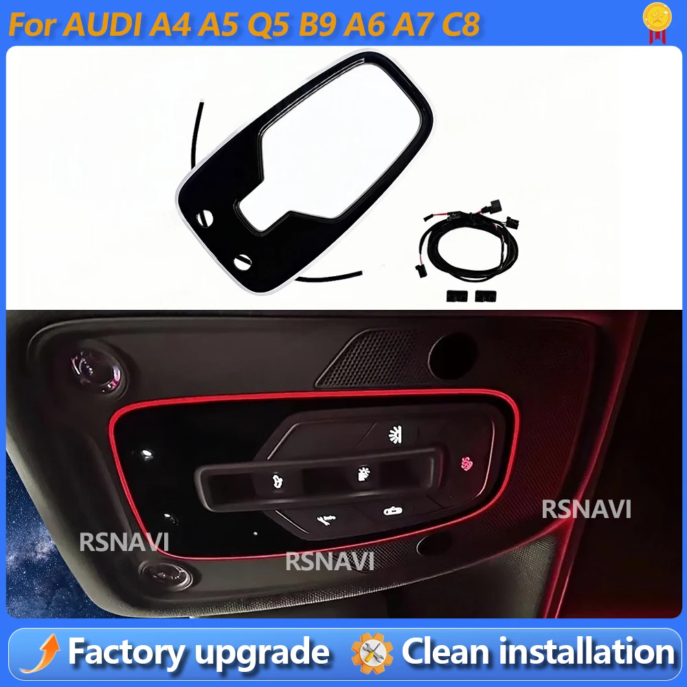 32 Colors LED Reading Light For Audi A4 A5 Q5 B9 A6 A7 C8 Auto Car Roof RGB Decorative Lamp Upgrade Refit Ambient Light
32 Colors LED Reading Light For Audi A4 A5 Q5 B9 A6 A7 C8 Auto Car Roof RGB Decorative Lamp Upgrade Refit Ambient Light