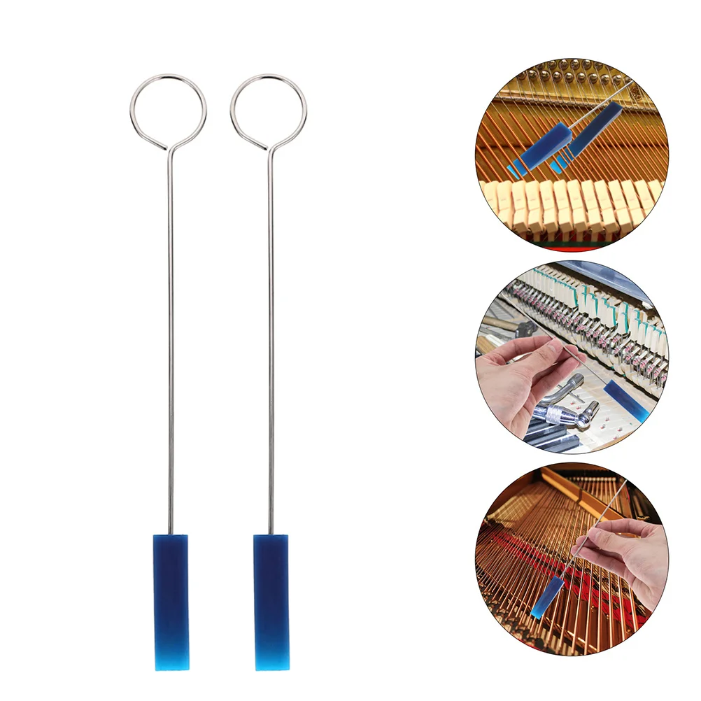 6Pcs Piano Tuning Mute Set Rubber Metal Materials Durable Reliable User Friendly Design Beginners Professionals