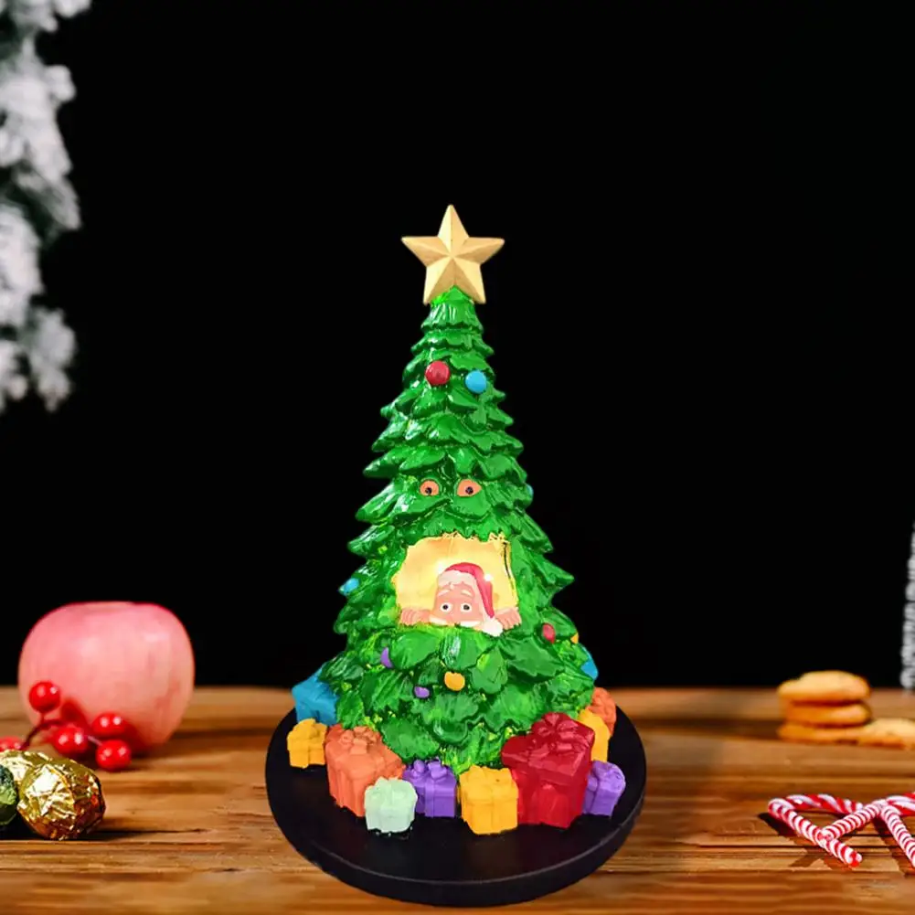 Santa Claus Tree Decoration Mini Christmas Tree Santa Claus Led Christmas Tree Figurine Glowing Resin for Holiday for Desktop
Santa Claus Tree Decoration Mini Christmas Tree Santa Claus Led Christmas Tree Figurine Glowing Resin for Holiday for Desktop