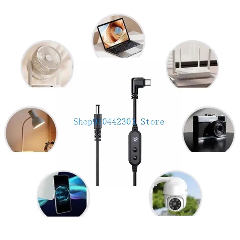 652F Type C To DC5.5mm Power Supply 100W Capacity 5 Power 5V-20V Option
652F Type C To DC5.5mm Power Supply 100W Capacity 5 Power 5V-20V Option