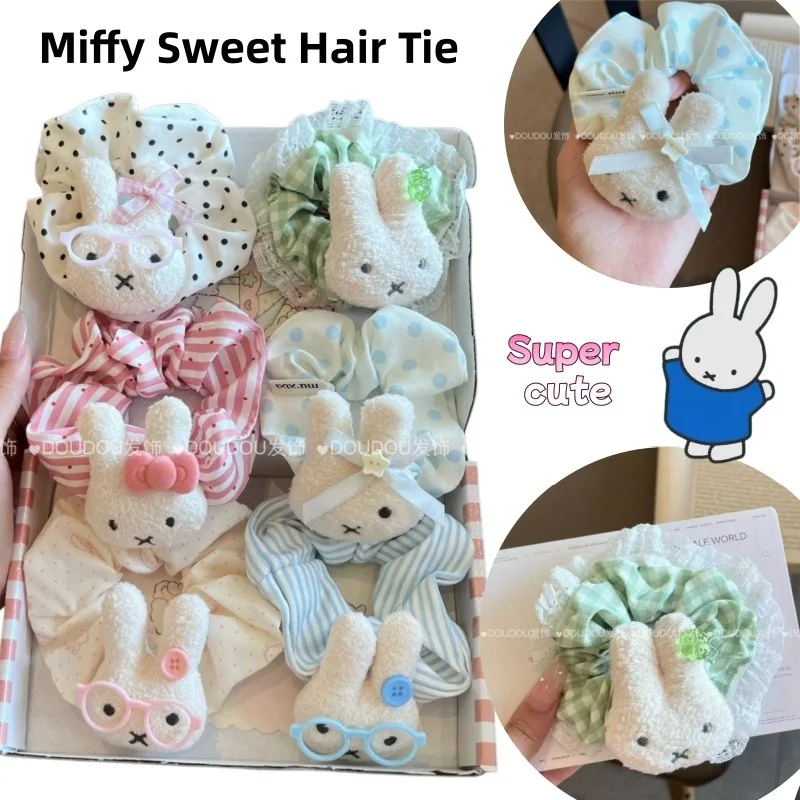 Miffy Hair Scrunchie, Cute & Sweet Ponytail Holder, Girly Elastic Hair Tie for Girls
Miffy Hair Scrunchie, Cute & Sweet Ponytail Holder, Girly Elastic Hair Tie for Girls