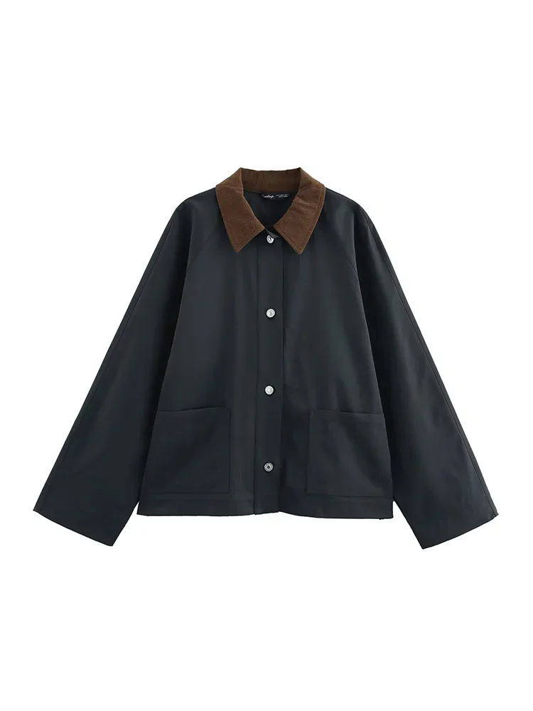Willshela Women Fashion With Pockets Black Single Breasted Jackets Vintage Lapel Neck Long Sleeves Female Chic Lady Outfits
Willshela Women Fashion With Pockets Black Single Breasted Jackets Vintage Lapel Neck Long Sleeves Female Chic Lady Outfits