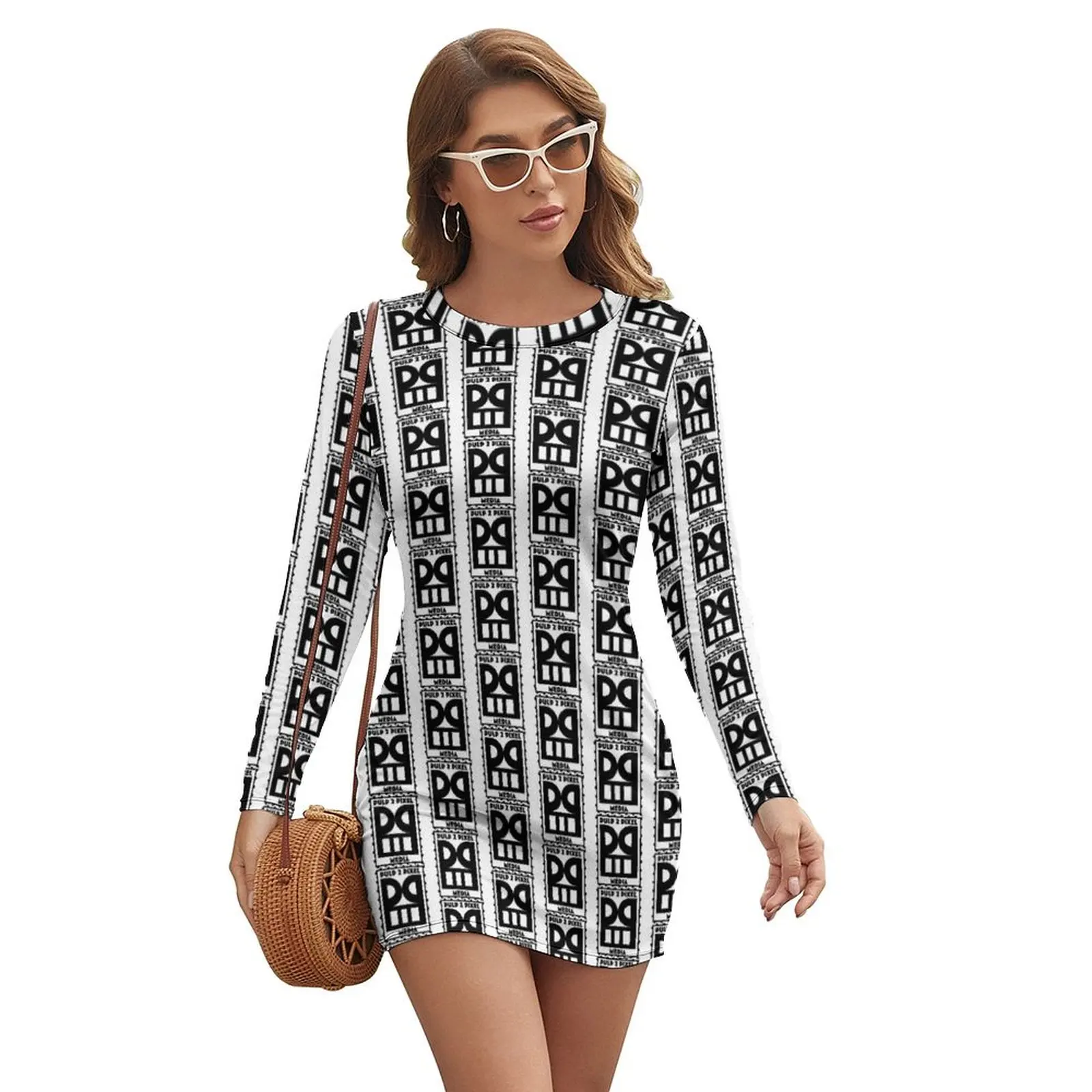 Pulp 2 Pixel Media Logo Long-sleeved Dress evening dress woman Woman clothing party dresses women
Pulp 2 Pixel Media Logo Long-sleeved Dress evening dress woman Woman clothing party dresses women