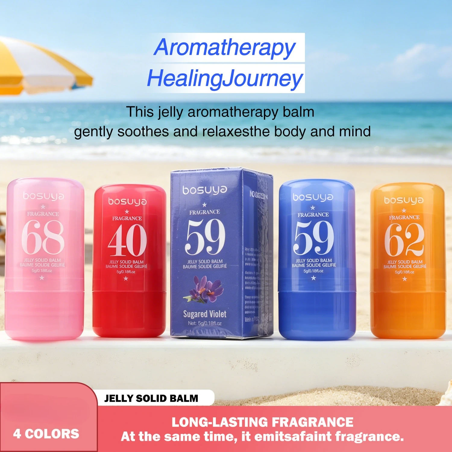 Jelly Solid Fragrance Balm, Portable Perfume Stick, Long-Lasting Scent, Fresh & Light Aroma, Ideal for Daily Commute
Jelly Solid Fragrance Balm, Portable Perfume Stick, Long-Lasting Scent, Fresh & Light Aroma, Ideal for Daily Commute