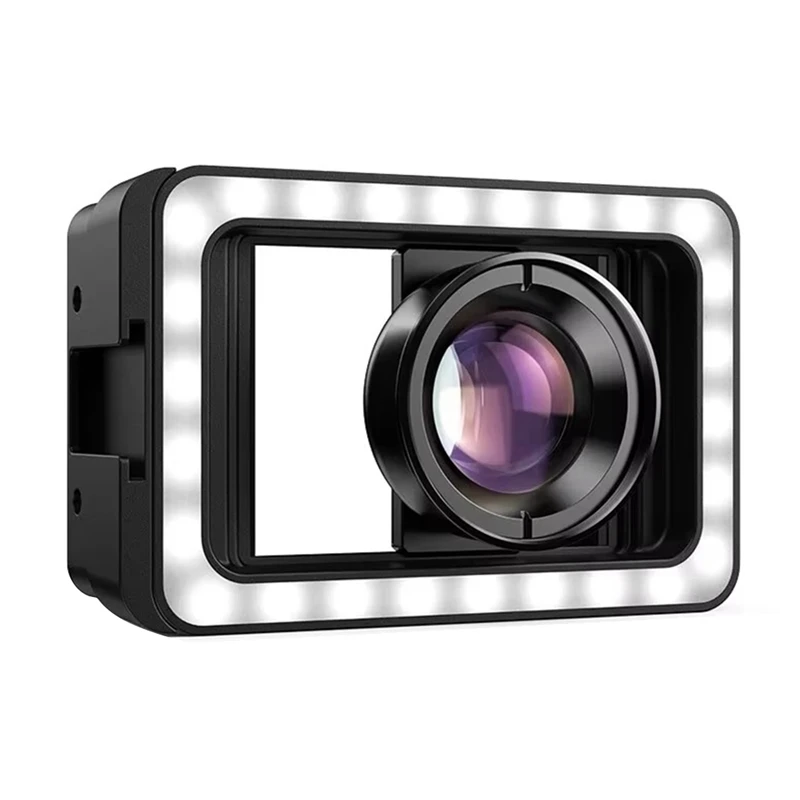 A75T Новые обновленные макрообъективы 4K HD 100 мм со светодиодной заполняющей подсветкой, универсальные мини-объективы с зажимом для Iphone, Samsung, все смартфоны
A75T Новые обновленные макрообъективы 4K HD 100 мм со светодиодной заполняющей подсветкой, универсальные мини-объективы с зажимом для Iphone, Samsung, все смартфоны