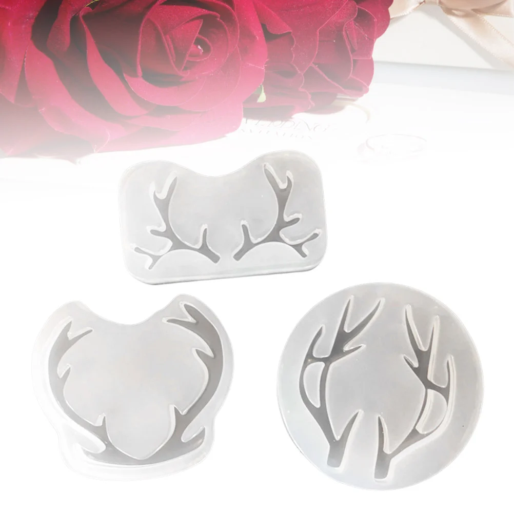 3 in 1 Deer Horn Silicone Molds Cake Decorating Tools Cupcake Dessert Chocolate Fondant Jewelry Mold
3 in 1 Deer Horn Silicone Molds Cake Decorating Tools Cupcake Dessert Chocolate Fondant Jewelry Mold