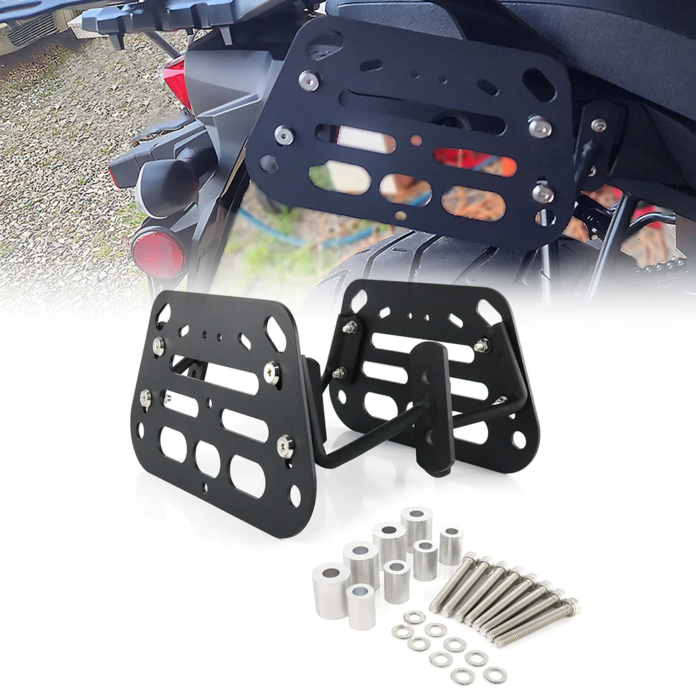 Side Pannier Racks For SUZUKI V-STROM 650/XT 2017-2024 V-Strom 1000 ABS / XT V-STROM 1050 Motorcycle Saddlebag Support Bracket
Side Pannier Racks For SUZUKI V-STROM 650/XT 2017-2024 V-Strom 1000 ABS / XT V-STROM 1050 Motorcycle Saddlebag Support Bracket