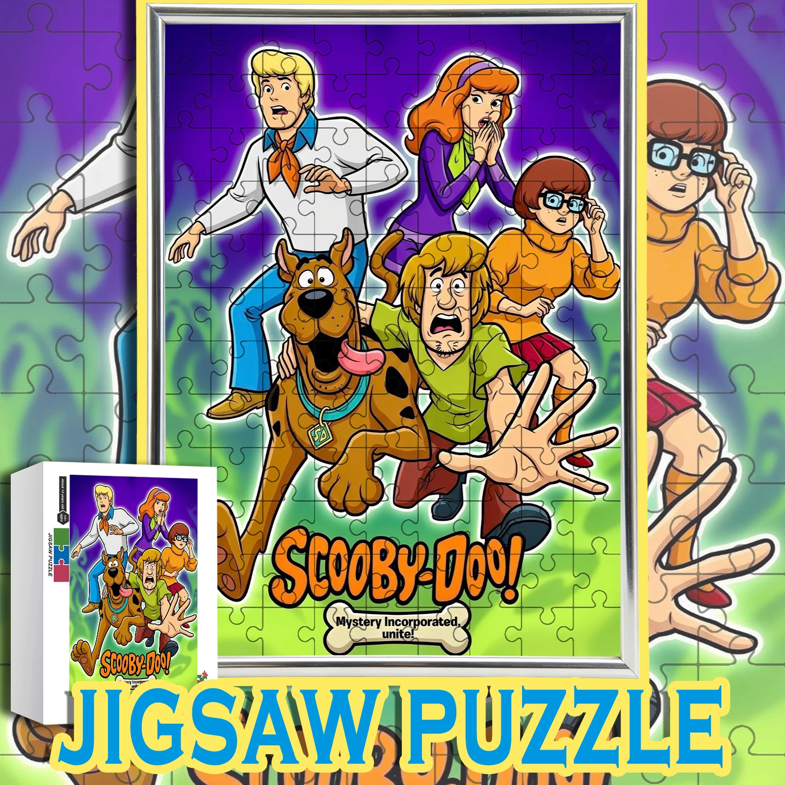 Scooby-Doo Mystery Inc. Full Team Retro Cartoon Wooden Jigsaw Puzzle 108/200/300/500/1000pcs Color Box
Scooby-Doo Mystery Inc. Full Team Retro Cartoon Wooden Jigsaw Puzzle 108/200/300/500/1000pcs Color Box