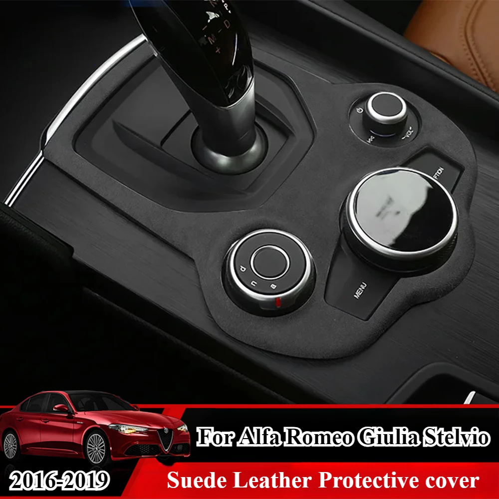 For Alfa Romeo Giulia Stelvio 2016-2019 Suede Car Gear Paddle Gear Shift Cover Center Console Panel Sticker Car Accessories
For Alfa Romeo Giulia Stelvio 2016-2019 Suede Car Gear Paddle Gear Shift Cover Center Console Panel Sticker Car Accessories