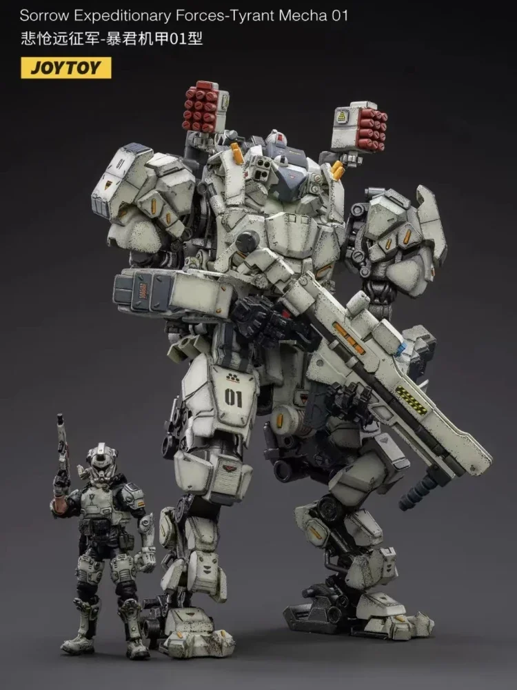 JOYTOY-figura acción las fuerzas expedicionales, modelo colección Anime Mecha, tirano Mecha 01
JOYTOY-figura acción las fuerzas expedicionales, modelo colección Anime Mecha, tirano Mecha 01