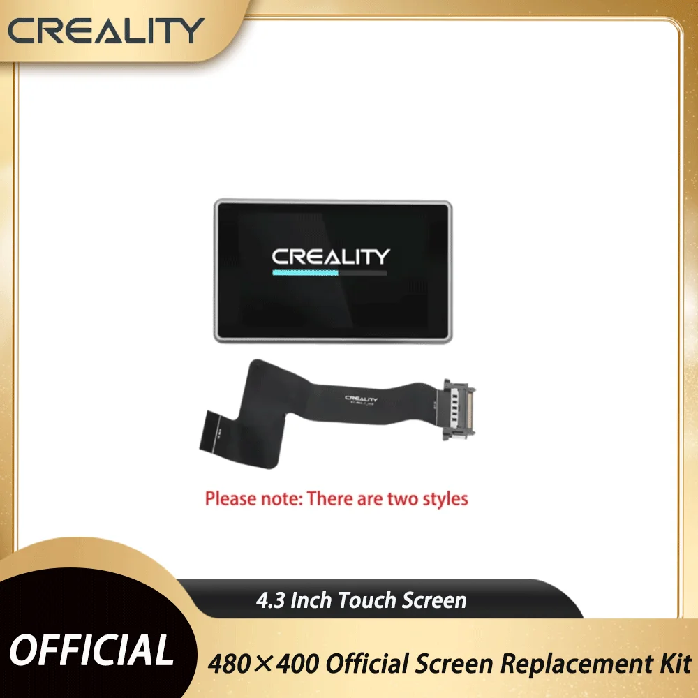Creality K1/K1 Max 4.3 Inch Touch Screen Display 480×400 Official Screen Replacement Kit for 3D Printer Parts
Creality K1/K1 Max 4.3 Inch Touch Screen Display 480×400 Official Screen Replacement Kit for 3D Printer Parts