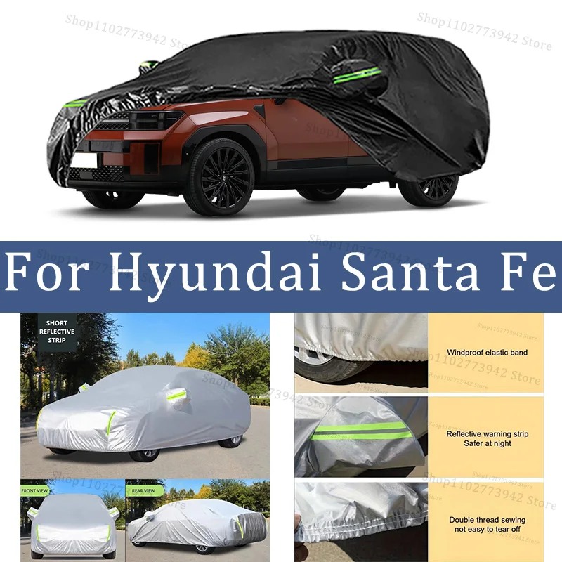 For Hyundai Santa Fe Car Cover Protection Sunscreen Heat Insulation Dust Resistant Scratch Car Exterior Accessories
For Hyundai Santa Fe Car Cover Protection Sunscreen Heat Insulation Dust Resistant Scratch Car Exterior Accessories