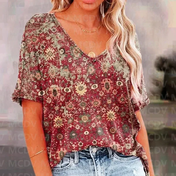 Vintage Flower V-Neck T-shirt 3D All Over Printed T Shirts Sexy Women For Girl Tee Tops shirts
Vintage Flower V-Neck T-shirt 3D All Over Printed T Shirts Sexy Women For Girl Tee Tops shirts