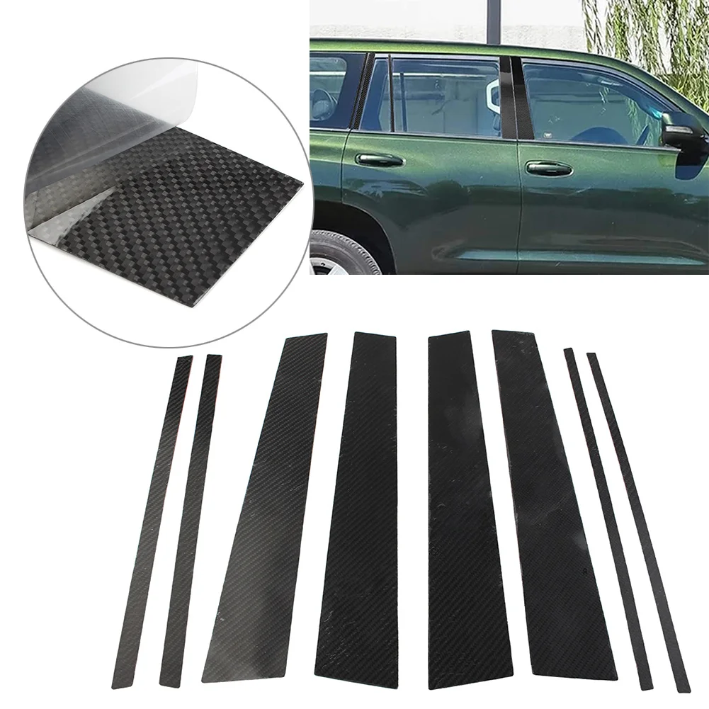 8 Pcs Car Exterior Door Window B Pillar Post Cover Decoration Trim For Toyota Land Cruiser Prado 2010-2018 Carbon Fiber
8 Pcs Car Exterior Door Window B Pillar Post Cover Decoration Trim For Toyota Land Cruiser Prado 2010-2018 Carbon Fiber