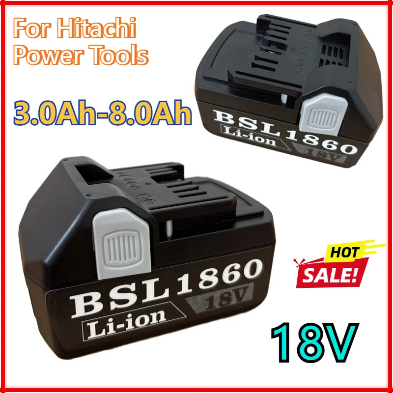 18V 8000mAh Power Tools Batteries For Hitachi Power Tools Li-ion for BSL1830 BSL1850 BSL1860 BCL1815 EBM1830 BSL1840 DS18DBL
18V 8000mAh Power Tools Batteries For Hitachi Power Tools Li-ion for BSL1830 BSL1850 BSL1860 BCL1815 EBM1830 BSL1840 DS18DBL