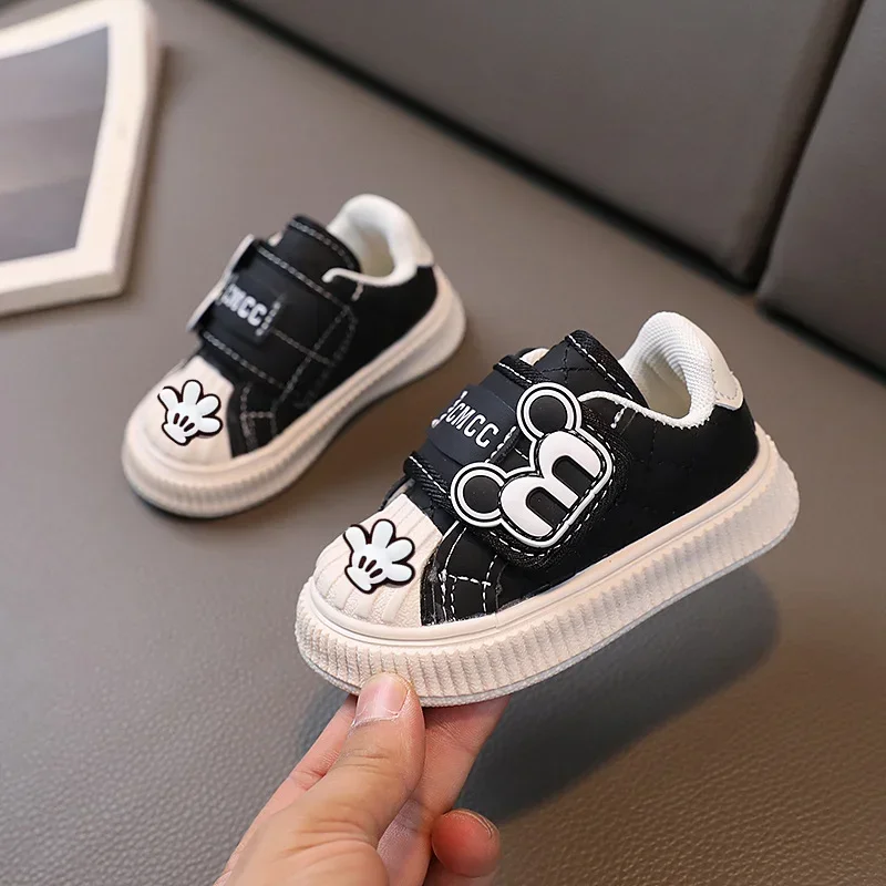 Disney Mickey Mouse Boy Girl Baby Soft Sole Toddler Shoes Autumn Winter Non-slip Casual Shoes kids Shell Board Shoes Sneakers
Disney Mickey Mouse Boy Girl Baby Soft Sole Toddler Shoes Autumn Winter Non-slip Casual Shoes kids Shell Board Shoes Sneakers