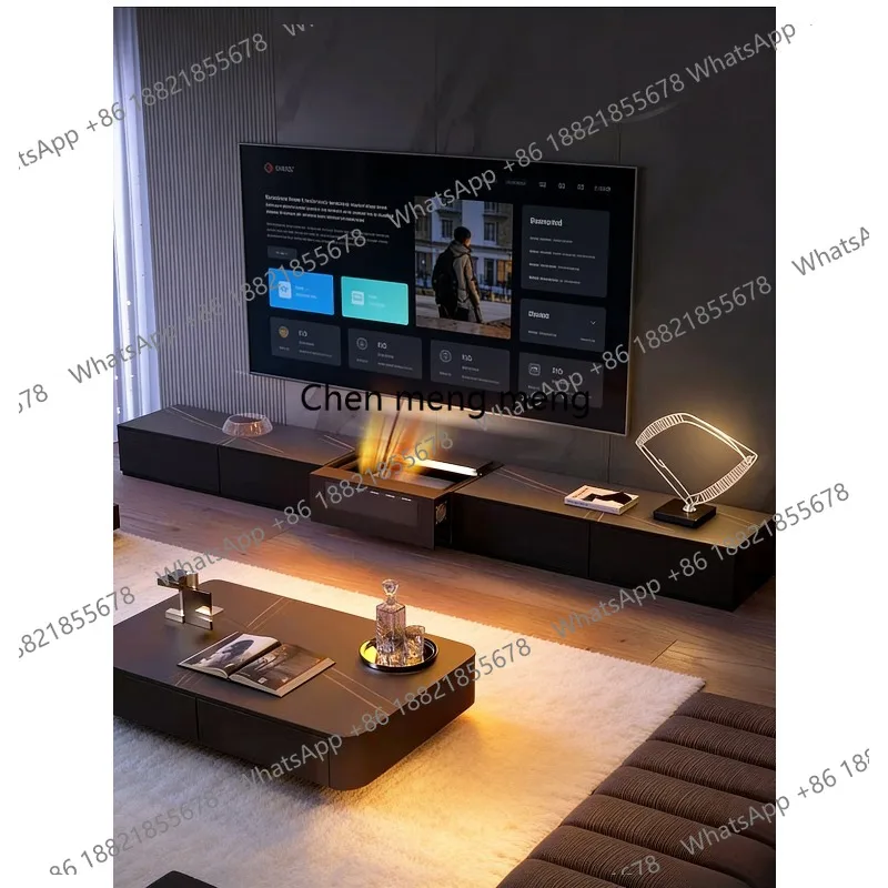 80~ 120 inch laser TV cabinet solid wood smart telescopic TV cabinet can be customized rock slab TV cabinet
80~ 120 inch laser TV cabinet solid wood smart telescopic TV cabinet can be customized rock slab TV cabinet