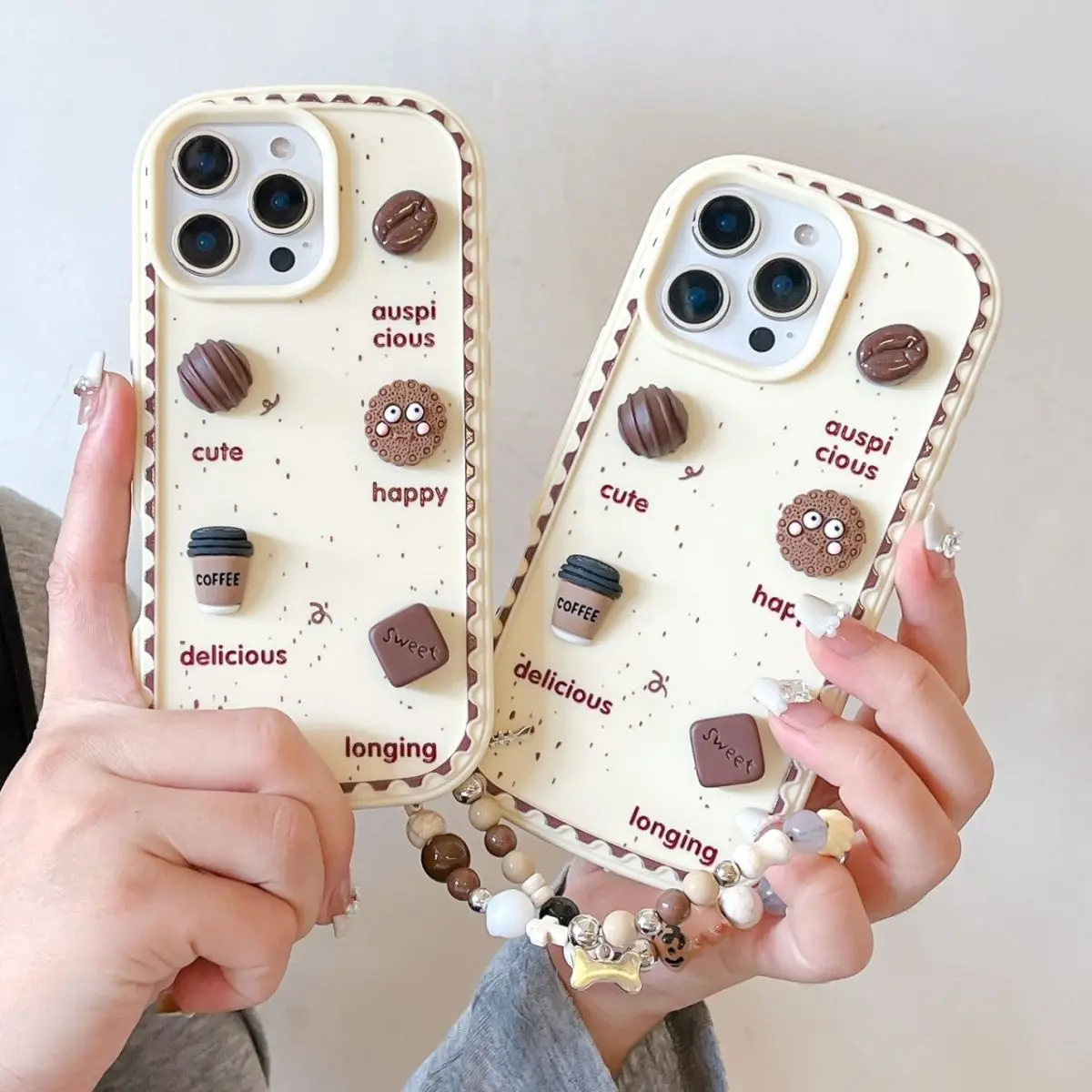 Чехол для телефона с ремешком для шоколадного кофе и печенья для iPhone 17AIR 16E 15 14 13 12 11 Pro XS Max, усовершенствованный силиконовый чехол с защитой от падения
Чехол для телефона с ремешком для шоколадного кофе и печенья для iPhone 17AIR 16E 15 14 13 12 11 Pro XS Max, усовершенствованный силиконовый чехол с защитой от падения 
