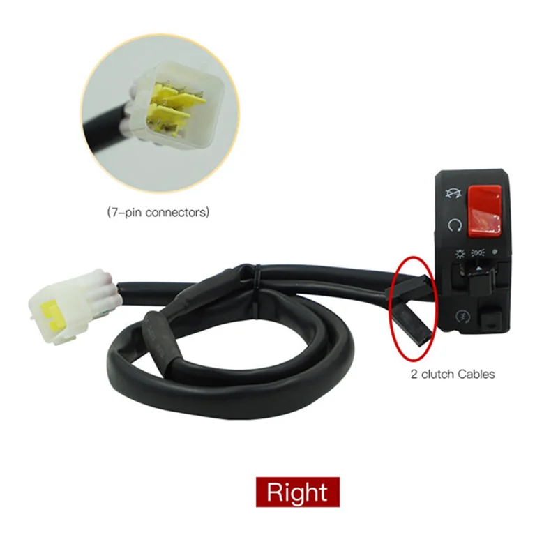 A73X-Universal Motorcycle Modified Handlebar Control Switch 7/8Inch / 22Mm Handlebar Switch Turn Signal Fog Lamp Start
A73X-Universal Motorcycle Modified Handlebar Control Switch 7/8Inch / 22Mm Handlebar Switch Turn Signal Fog Lamp Start