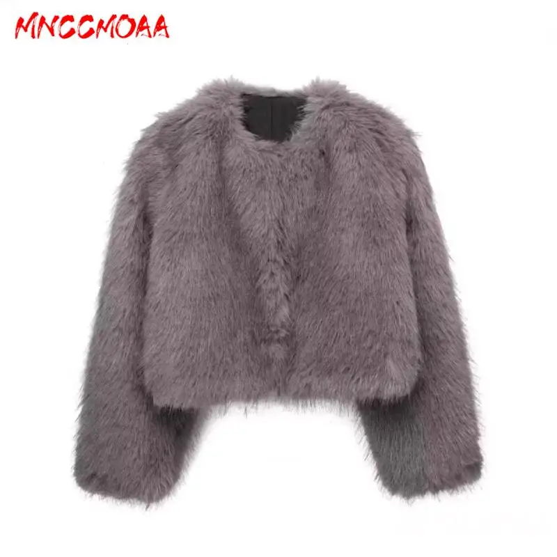 MNCCMOAA-Women's Loose Pocket Fur Coat, Cardigan Jacket, O Neck Outerwear, Female Fashion Streetwear, Autumn, Winter, 2024
MNCCMOAA-Women's Loose Pocket Fur Coat, Cardigan Jacket, O Neck Outerwear, Female Fashion Streetwear, Autumn, Winter, 2024
