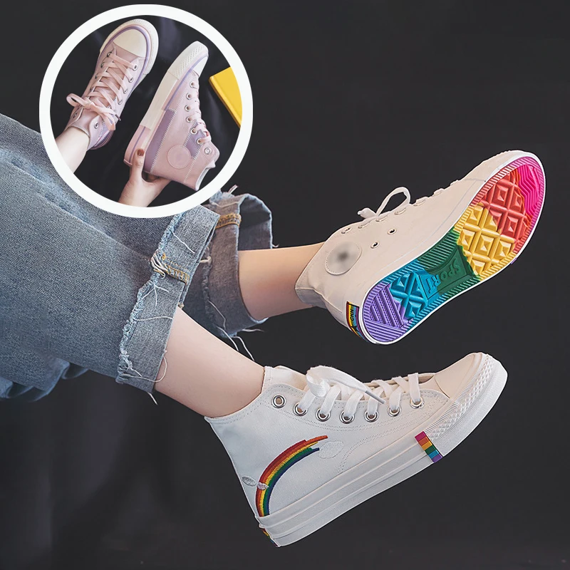 YAOGUANG Women's Flat Retro Vulcanized Shoes, Fashionable High-Top Non-Slip Women's Cloth Shoes
YAOGUANG Women's Flat Retro Vulcanized Shoes, Fashionable High-Top Non-Slip Women's Cloth Shoes
