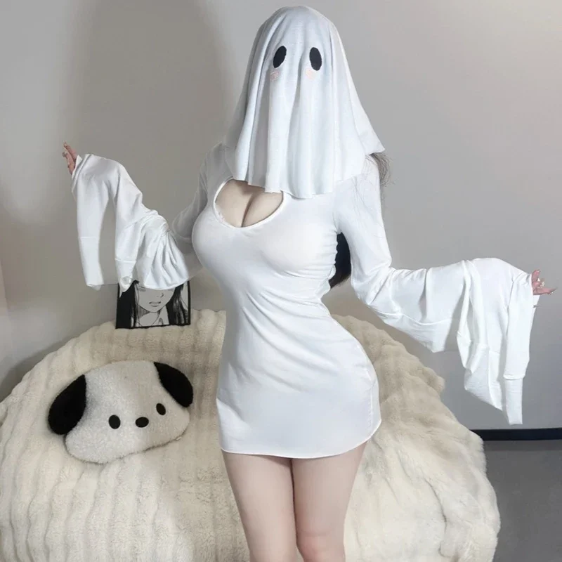 Ghost Girl Cosplay Costume Ghost Princess Holiday Cross Dressing Cosplay Costume Women's Two-Piece Slim Fishtail Halloween Skirt
Ghost Girl Cosplay Costume Ghost Princess Holiday Cross Dressing Cosplay Costume Women's Two-Piece Slim Fishtail Halloween Skirt