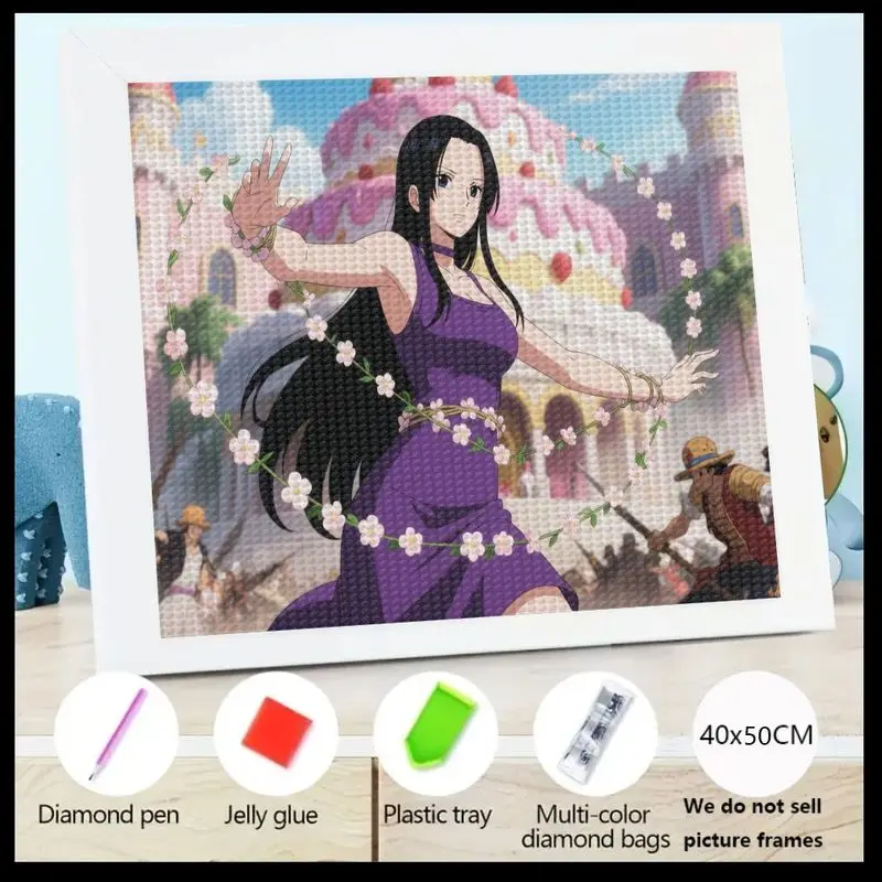 1 шт. One Piece Boa Hancock 5D Набор для алмазной живописи, DIY Полная дрель Аниме Манга Арт Большой драгоценный камень Кристалл Горный хрусталь Вышивка Набор, Спа
1 шт. One Piece Boa Hancock 5D Набор для алмазной живописи, DIY Полная дрель Аниме Манга Арт Большой драгоценный камень Кристалл Горный хрусталь Вышивка Набор, Спа