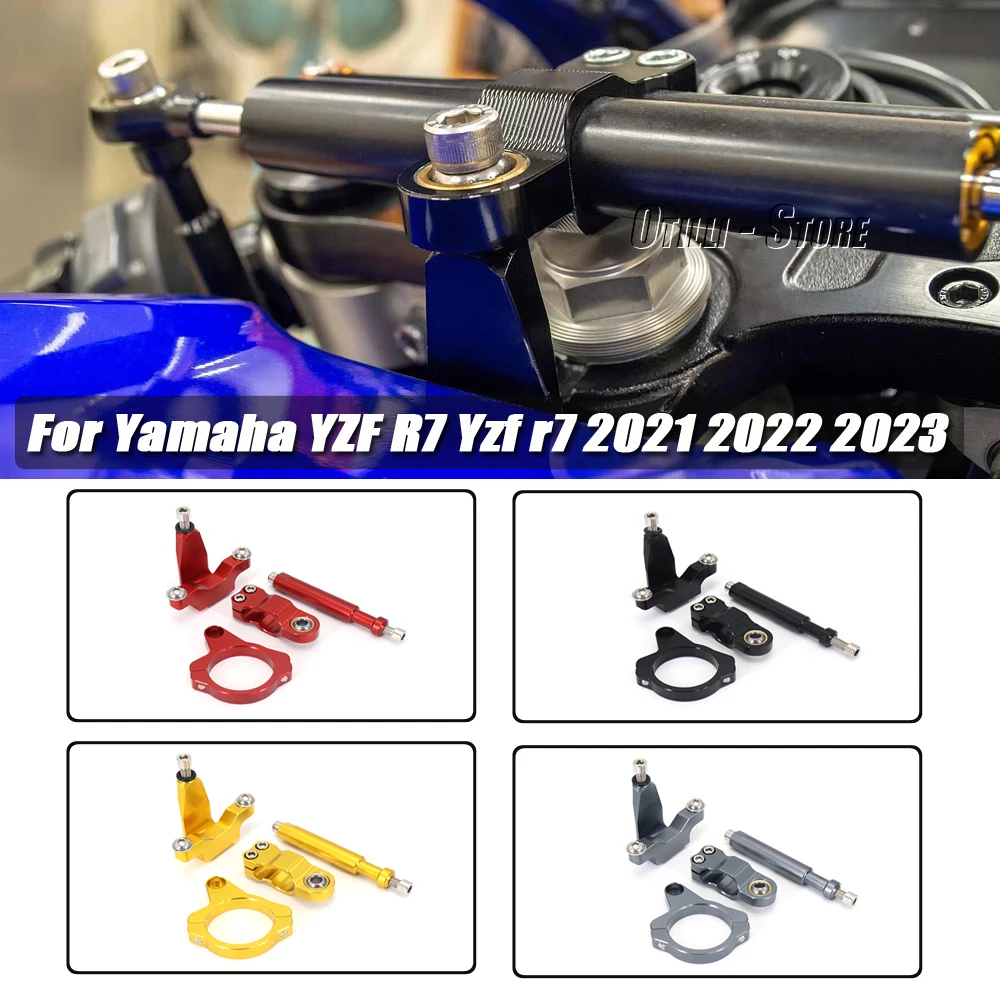 Motorcycle Accessories Steering Damper Stabilizer Bracket Mounting Kit For Yamaha YZF R7 Yzf r7 2021 2022 2023
Motorcycle Accessories Steering Damper Stabilizer Bracket Mounting Kit For Yamaha YZF R7 Yzf r7 2021 2022 2023