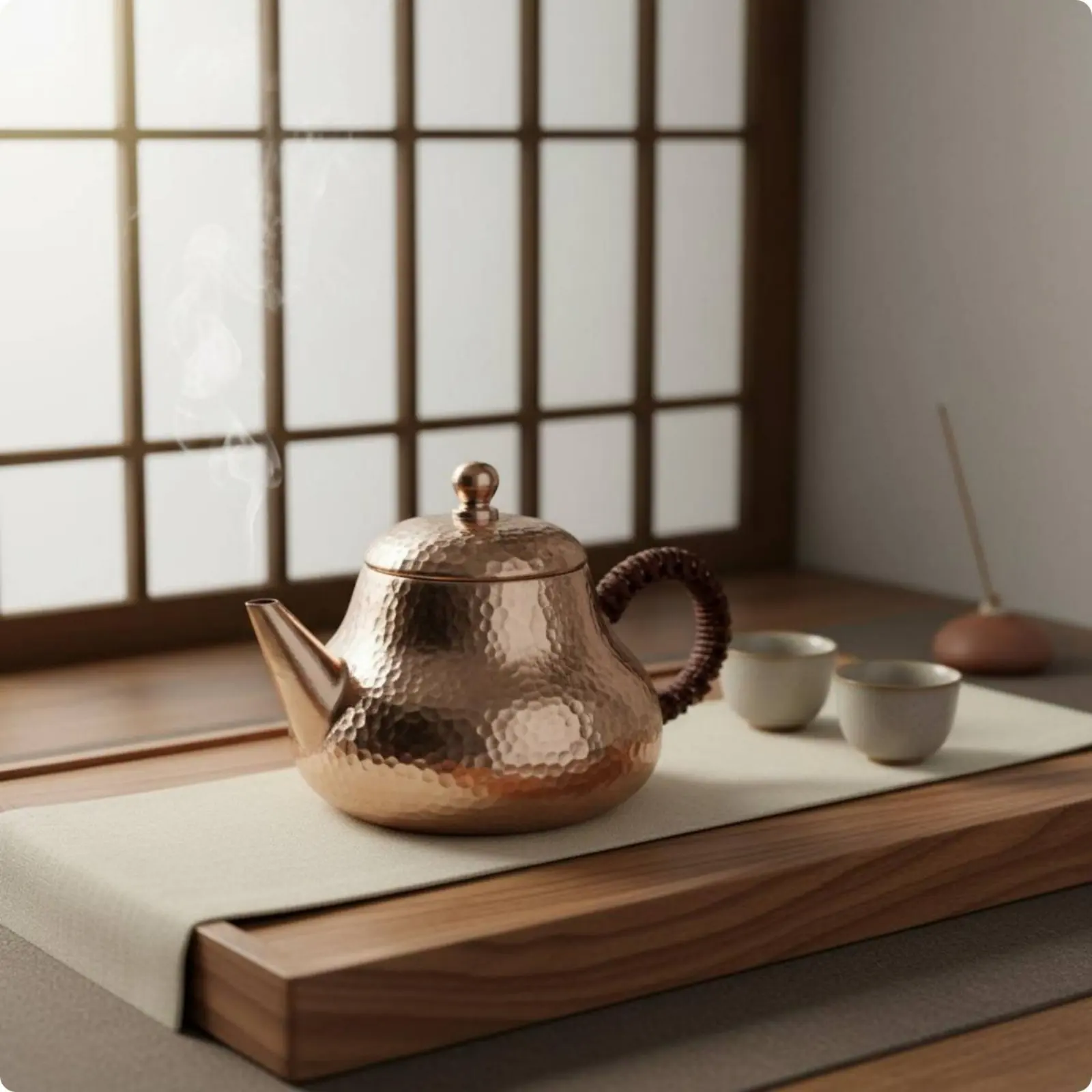 Handmade Copper Teapot Heat-Resistant-Scald Handle Hammered Copper Teapot Chinese Tea Ceremony Ceremony Ceremony Tea Ceremony
Handmade Copper Teapot Heat-Resistant-Scald Handle Hammered Copper Teapot Chinese Tea Ceremony Ceremony Ceremony Tea Ceremony