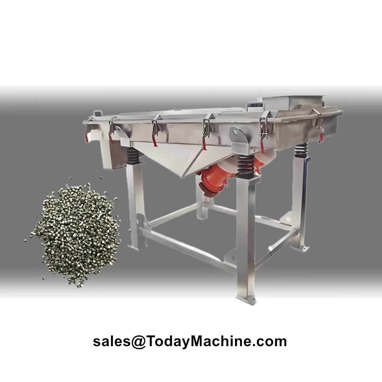 Plastic Granule Linear Vibrating Screen Food Chemical Particle Vibration Sieve
Plastic Granule Linear Vibrating Screen Food Chemical Particle Vibration Sieve