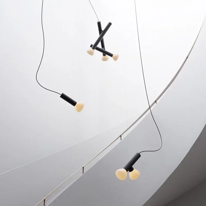 Designer Art Design Pendant Lights Hall Parlor Dining Room Office Hanging Lamp G9 Bulb Cord Adjustable White Glass
Designer Art Design Pendant Lights Hall Parlor Dining Room Office Hanging Lamp G9 Bulb Cord Adjustable White Glass