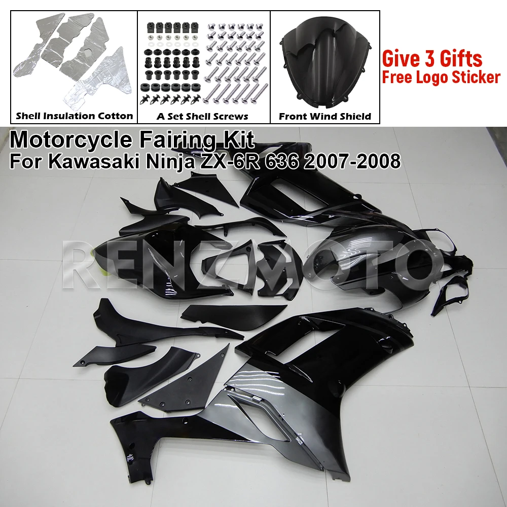 Новый комплект обтекателей для мотоцикла из АБС-пластика, подходит для Kawasaki Ninja ZX-6R ZX6R 636 2007 2008 07 08, комплект кузова, крутой зеленый
Новый комплект обтекателей для мотоцикла из АБС-пластика, подходит для Kawasaki Ninja ZX-6R ZX6R 636 2007 2008 07 08, комплект кузова, крутой зеленый