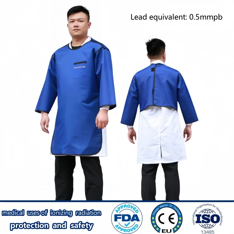X-ray gamma ray protective 0.5mmpb long sleeved lead apron coat radioactive workshops radiological protection lead clothes
X-ray gamma ray protective 0.5mmpb long sleeved lead apron coat radioactive workshops radiological protection lead clothes