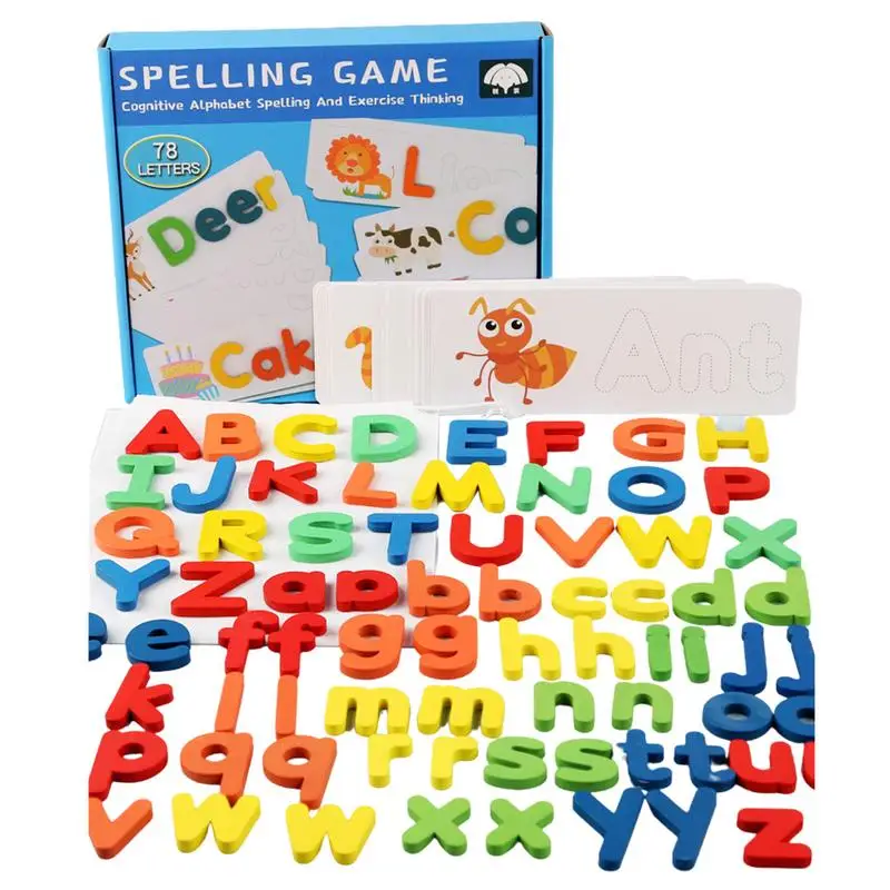 Baby Toys Wooden Puzzle Alphabet Letter Matching Letter Spelling Game Wooden Montessori Toys For Children Gifts
Baby Toys Wooden Puzzle Alphabet Letter Matching Letter Spelling Game Wooden Montessori Toys For Children Gifts