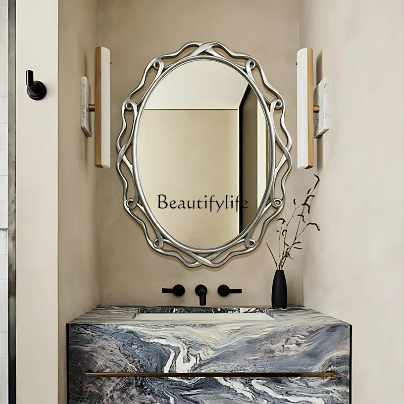 3French retro bathroom mirror home wall hanging creative bathroom vanity vanity mirror
3French retro bathroom mirror home wall hanging creative bathroom vanity vanity mirror