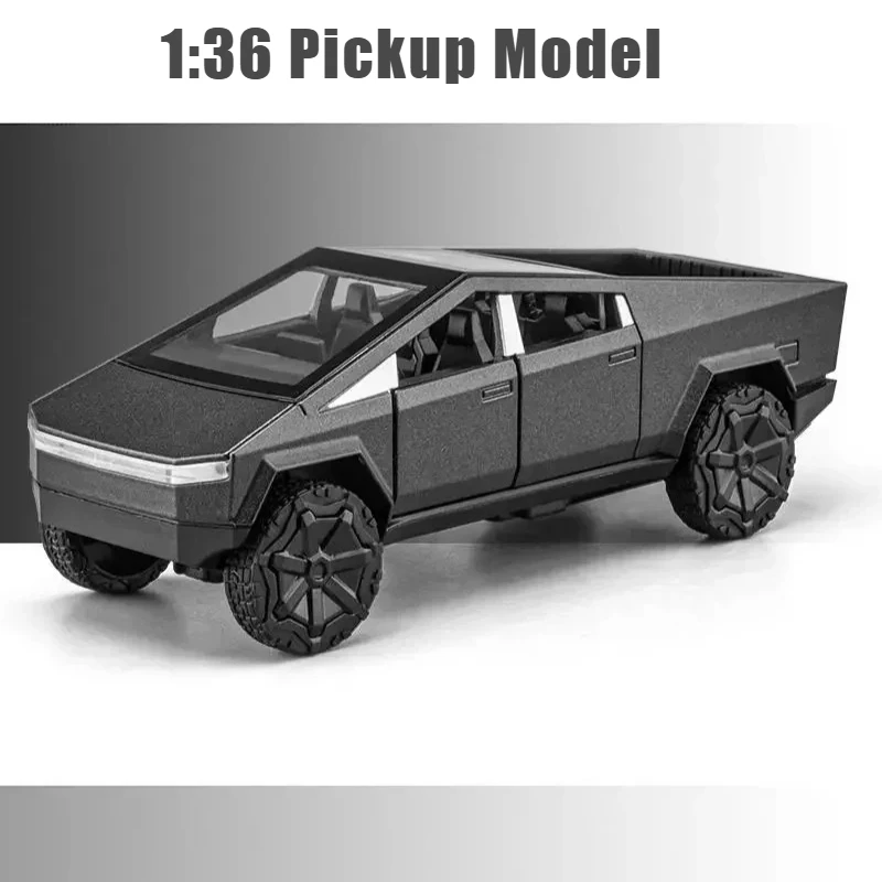 1:36 Cybertruck Pickup SUV Alloy Car Model Diecast Metal Toy Off-Road VehicleTruck Sound Light Toy Collection Gift
1:36 Cybertruck Pickup SUV Alloy Car Model Diecast Metal Toy Off-Road VehicleTruck Sound Light Toy Collection Gift