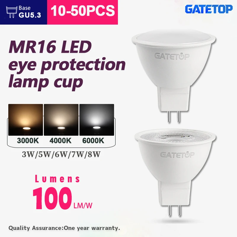 10-50 упаковок MR16 GU5.3 БАЗОВЫЕ светодиодные прожекторы AC DC 12 В 24 В 3 Вт-8 Вт 38/120 градусов заменяют галогенные лампы 50 Вт для освещения гостиной
10-50 упаковок MR16 GU5.3 БАЗОВЫЕ светодиодные прожекторы AC DC 12 В 24 В 3 Вт-8 Вт 38/120 градусов заменяют галогенные лампы 50 Вт для освещения гостиной