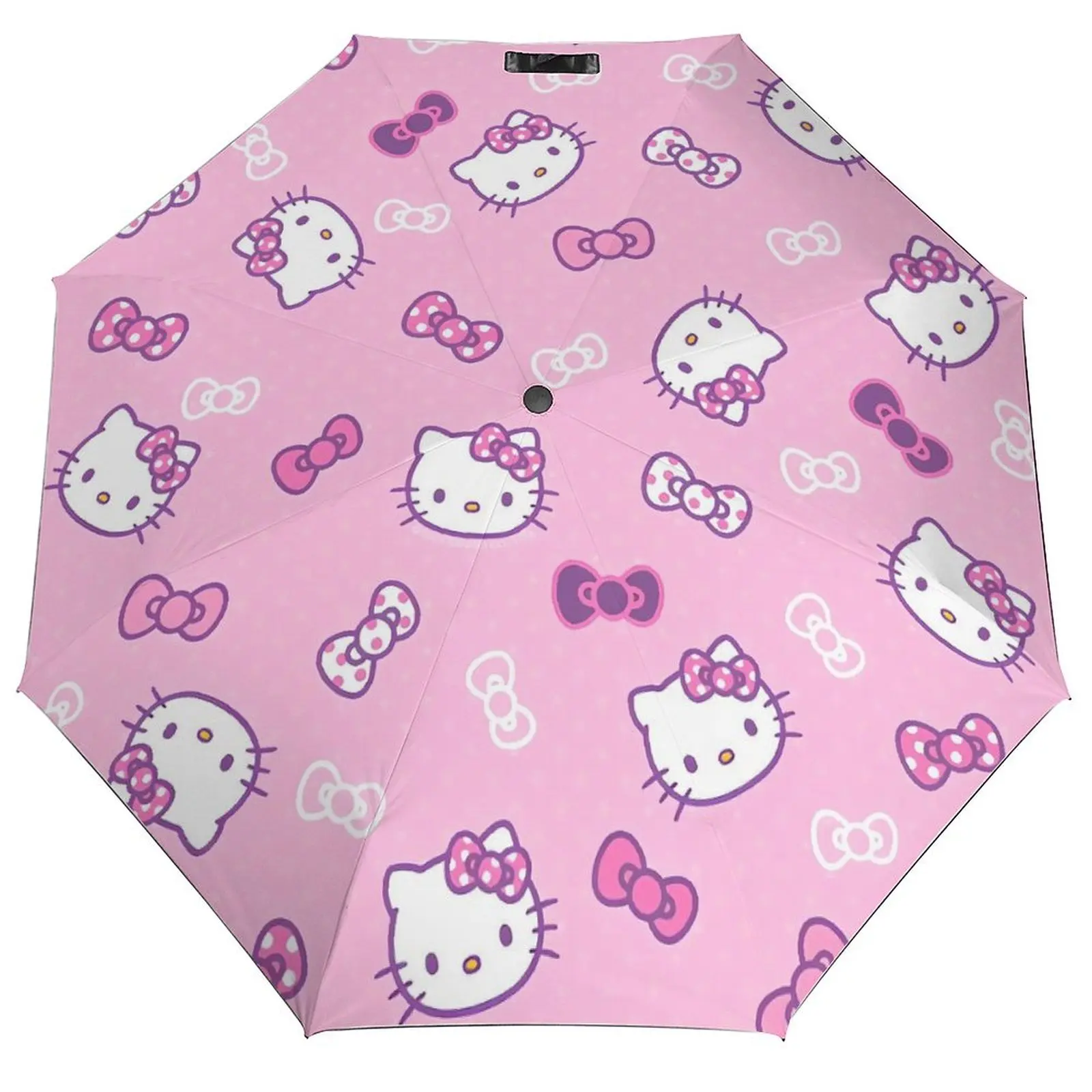 Складной зонт Hello Kitty Kawaii, ветрозащитный зонт с героями мультфильмов для женщин и мужчин, 3-кратный автоматический солнцезащитный козырек, модные зонты для рыбалки
Складной зонт Hello Kitty Kawaii, ветрозащитный зонт с героями мультфильмов для женщин и мужчин, 3-кратный автоматический солнцезащитный козырек, модные зонты для рыбалки
