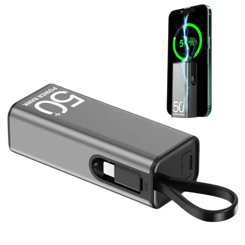Портативный Power Bank 5000 мАч Мини-зарядное устройство Power Bank большой емкости Внешний аккумулятор Порт типа C Порт USB Встроенный двойной светодиод
Портативный Power Bank 5000 мАч Мини-зарядное устройство Power Bank большой емкости Внешний аккумулятор Порт типа C Порт USB Встроенный двойной светодиод