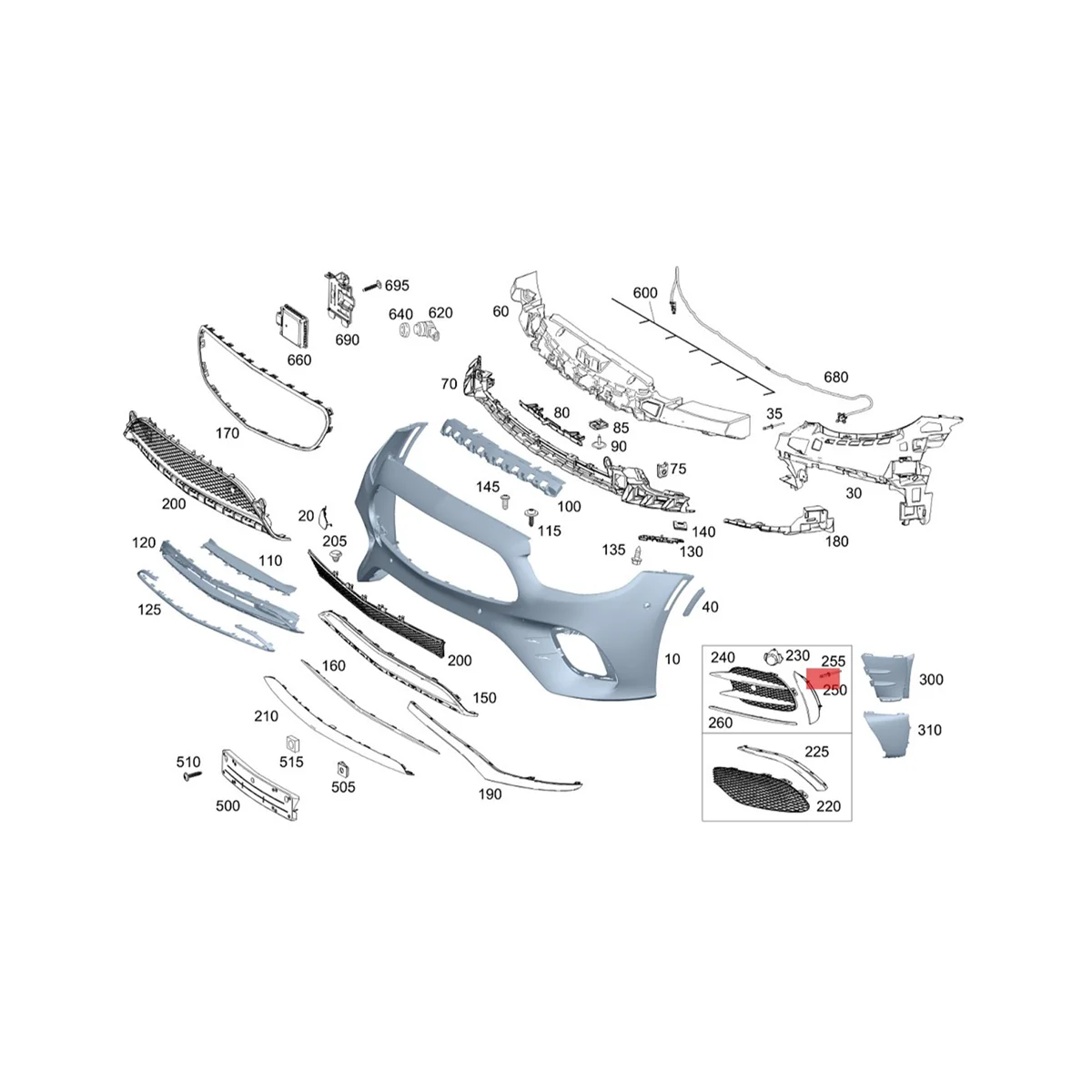 Left Front Bumper Trim Strip A2138856306 for Mercedes-Benz E-Class W213 C238 2015-2023 Car Accessorie Bright Black
Left Front Bumper Trim Strip A2138856306 for Mercedes-Benz E-Class W213 C238 2015-2023 Car Accessorie Bright Black